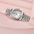 Relógio feminino impermeável, safira, moda de luxo - Corta V Mart