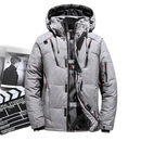 Casaco Americano térmico masculino com capuz grosso